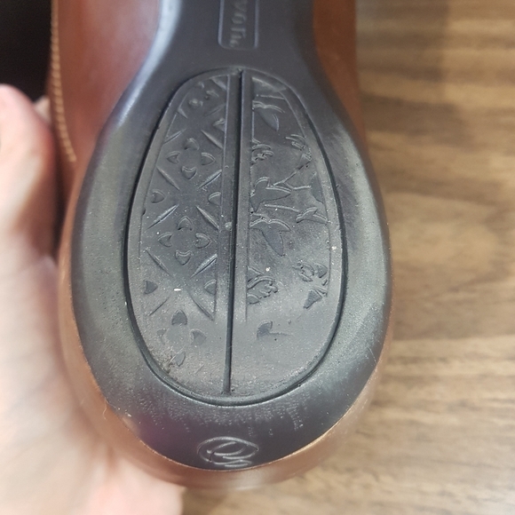 Aravon by New Balance Tia Brown Leather Slip on Loafer Comfort Shoe - Picture 13 of 16